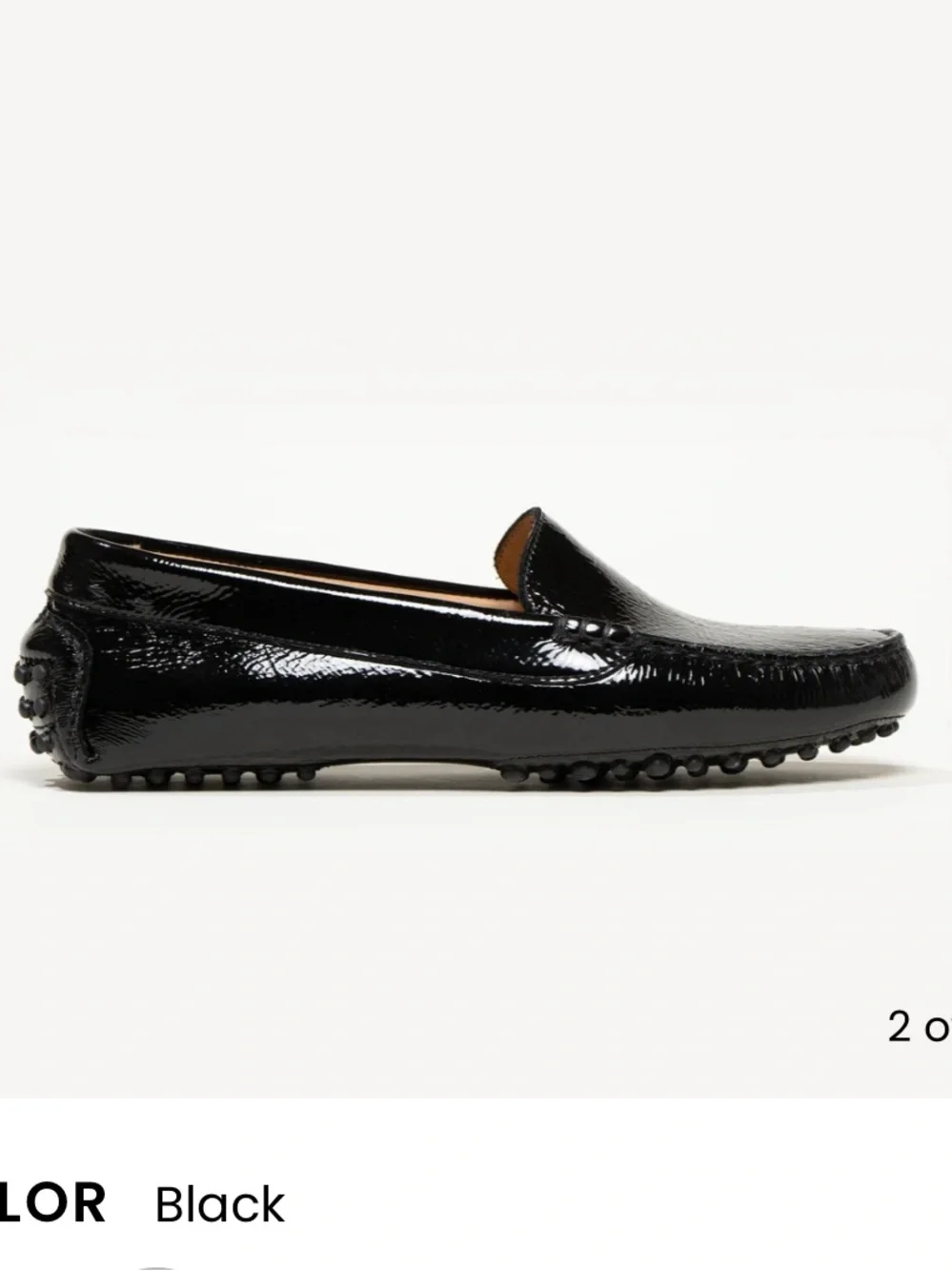 The Felize Moccasins in Black Naplak by M Gemi